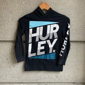 8-10y Hurley Hooded L/S Tee